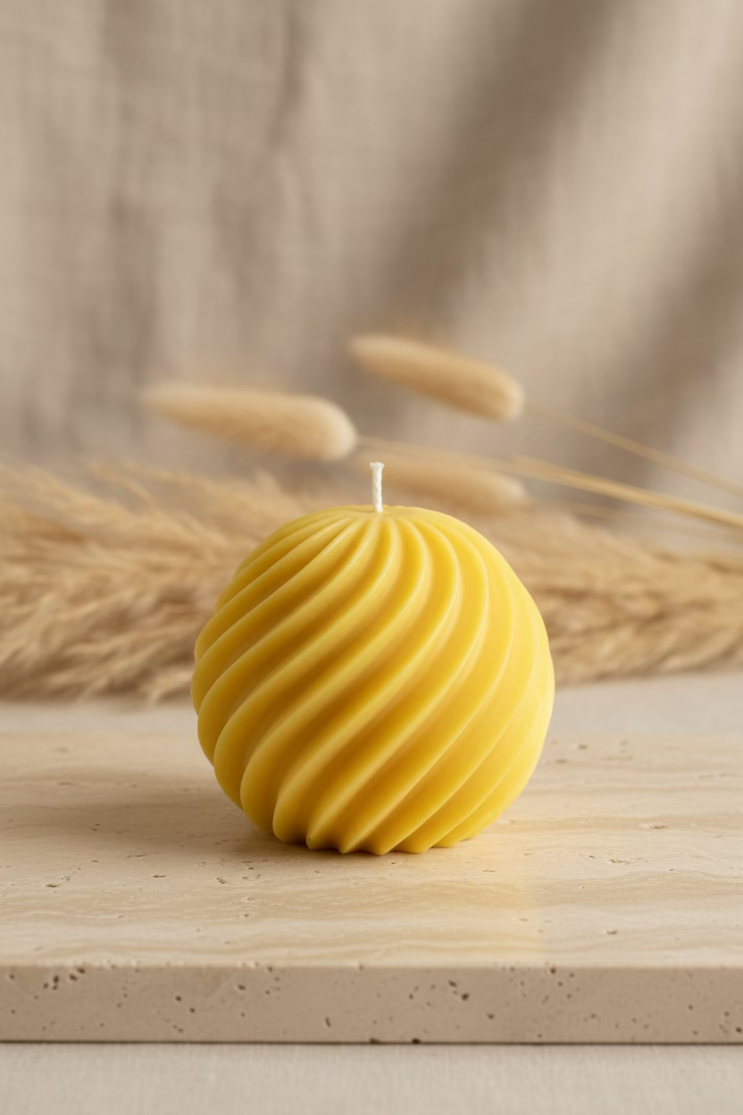 Standkerze Kugel